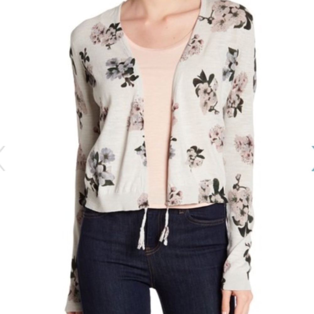 Lucky Brand Open Floral Cardigan - XS/ NWOT